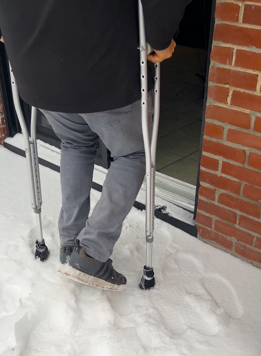 The Story SafeNDry Crutch BOOTS By 2Clever